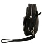 Чоловіча шкіряна борсетка Vip Collection 1441 Black flotar