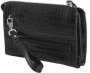 Мужская кожаная борсетка Vip Collection 410 Black croco