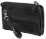 Мужская кожаная борсетка Vip Collection 410 Black croco