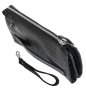 Мужская кожаная борсетка Vip Collection 410 Black croco