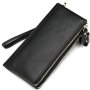 Чоловічий клатч із натуральної шкіри Tiding Bag Чорний