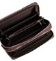 Мужской клатч-кошелек кожаный Vip Collection 1501-F Коричневый
