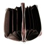 Мужской клатч-кошелек кожаный Vip Collection 1501-F Коричневый