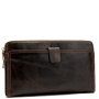 Чоловік шкіряний клатч Tiding Bag Коричневий