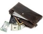 Чоловік шкіряний клатч Tiding Bag Коричневий