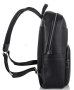 Чоловічий шкіряний рюкзак для ноутбука Tiding Bag Чорний