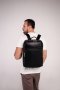 Чоловічий шкіряний рюкзак Tiding Bag Чорний