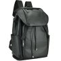 Мужской кожаный рюкзак Tiding Bag в черном цвете