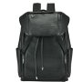 Мужской кожаный рюкзак Tiding Bag в черном цвете
