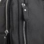 Мужской кожаный слинг на одно плечо Tiding Bag Черный
