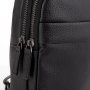 Мужской кожаный слинг на плечо Tiding Bag Черный