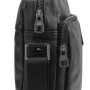 Мужской мессенджер через плечо кожаный Tiding Bag Черный