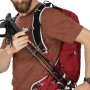 Мужской туристический рюкзак (для велопутешествия) Osprey Talon весом 0,9 кг на 22 литра Черный