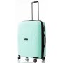 Набор дорожный чемоданов на колесах V&amp;V Travel TIFFANY из полипропилена с расширительной молнией Голубой
