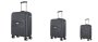 Набор пластиковых чемоданов Semi Line T5787 Черный