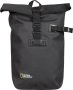 National Geographic Waterproof 19 л рюкзак-роллтоп с отделением для ноутбука и планшета из полиэстера черный