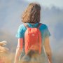 Небольшой рюкзак 10 л. Quechua ARPENAZ, красный с серым