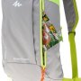 Небольшой рюкзак 10 л. Quechua ARPENAZ, серый с салатовым