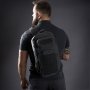 Однолямковий тактичний рюкзак Highlander Stoirm Gearslinger на 12 л вагою 1 кг з відділом під ноутбук з нейлону Чорний