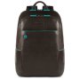 Piquadro Blue Square 15 л міський рюкзак з натуральної шкіри сірий