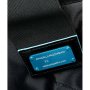 Piquadro Blue Square 18 л городской рюкзак для ноутбука из натуральной кожи черный