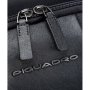 Piquadro Brief Bagmotic 15 л міський текстильний рюкзак для ноутбука чорний