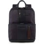 Piquadro Brief Bagmotic 20 л міський текстильний рюкзак для ноутбука синій