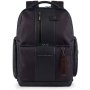 Piquadro Brief Bagmotic 23 л городской текстильный рюкзак для ноутбука синий