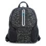 Piquadro Coleos Active 16 л міський текстильний рюкзак для ноутбука чорний