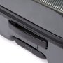 Piquadro CUBICA/Black L 89 л чемодан из поликарбоната на 4 колесах черный
