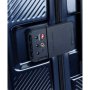 Piquadro CUBICA/Blue L 89 л валіза з полікарбонату на 4 колесах синя