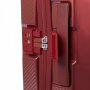 Piquadro CUBICA/Red S 39 л чемодан из поликарбоната на 4 колесах красный