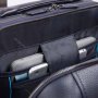 Piquadro FEELS 36 л валіза з натуральної шкіри на 4 колесах синя