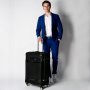 Piquadro Move2 85 л тканевый чемодан на 4-х колесах черный