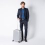 Piquadro RELYGHT PLUS 39 л чемодан из поликарбоната на 4 колесах серебристый