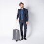 Piquadro RELYGHT PLUS ZIP 39,5 л чемодан из поликарбоната на 4 колесах серебристый