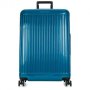 Piquadro SEEKER70/Blue L 98 л чемодан из поликарбоната на 4 колесах синий