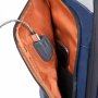 Piquadro URBAN BAGMOTIC 37,54 л чемодан из натуральной кожи на 2-х колесах синий