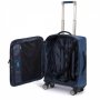 Piquadro USIE 28 л чемодан из натуральной кожи на 4-х колесах синий