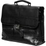 Портфель мужской кожаний Vip Collection 1229 Black flotar