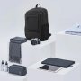 Повседневный рюкзак Xiaomi Ninetygo Large Capacity Business Travel на 23 л с отделом для ноутбука Черный