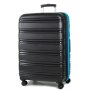 Rock Impact II (L) Black/Blue 104 л чемодан из полипропилена на 4 колесах черный