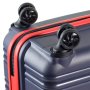 Rock Impact II (L) Black/Blue 104 л чемодан из полипропилена на 4 колесах черный