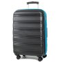 Rock Impact II (M) Black/Blue 67,5 л чемодан из полипропилена на 4 колесах черный