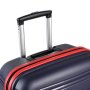 Rock Impact II (M) Black/Blue 67,5 л чемодан из полипропилена на 4 колесах черный