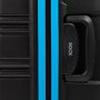 Rock Impact II (S) Black/Blue 33 л чемодан из полипропилена на 4 колесах черный