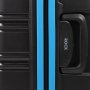 Rock Impact (M) Black/Blue 67,5 л чемодан из полипропилена на 4 колесах черный