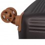 Rock Valiant Hardshell Expandable 83/104 л валіза з ABS пластику на 4 колесах коричнева