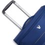 Roncato Lite Plus 42 л облегченный чемодан для ручной клади на 4-х колесах из нейлона синий
