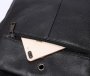 Рюкзак кожаный с отделом для ноутбука Tiding Bag Черный